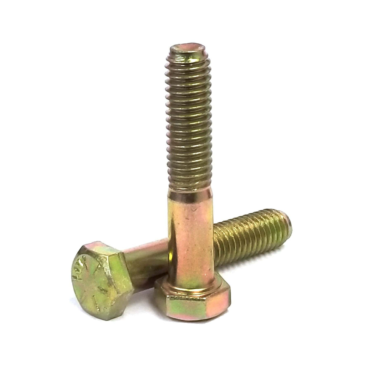 5 8 18 X 2 1 2 Grade 8 SAE Fine Yellow Zinc Finish Hex Cap Screw Part 5-8-18-x-2-1-2-grade-8-sae-fine-yellow-zinc-finish-hex-cap-screw-part