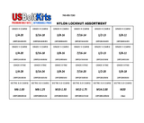 US Bolt Kits 1200 Piece Nylon Locknut Assortment