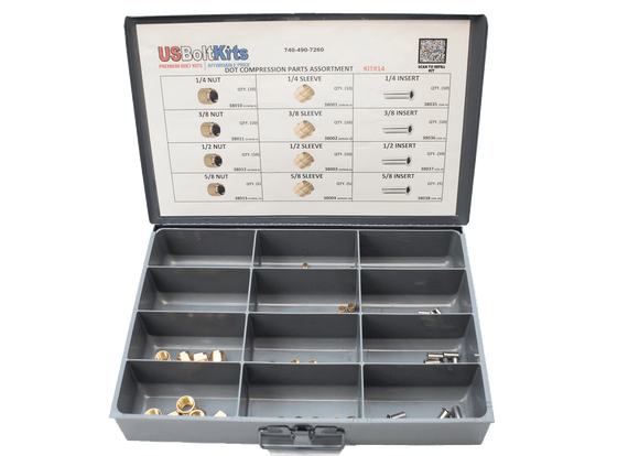 US Bolt Kits D.O.T. Compression Parts Fitting Assortment