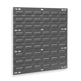 US Bolt Kits Gray Louvered Panel, Wall Mount, 18 x 5/16 x 19 In